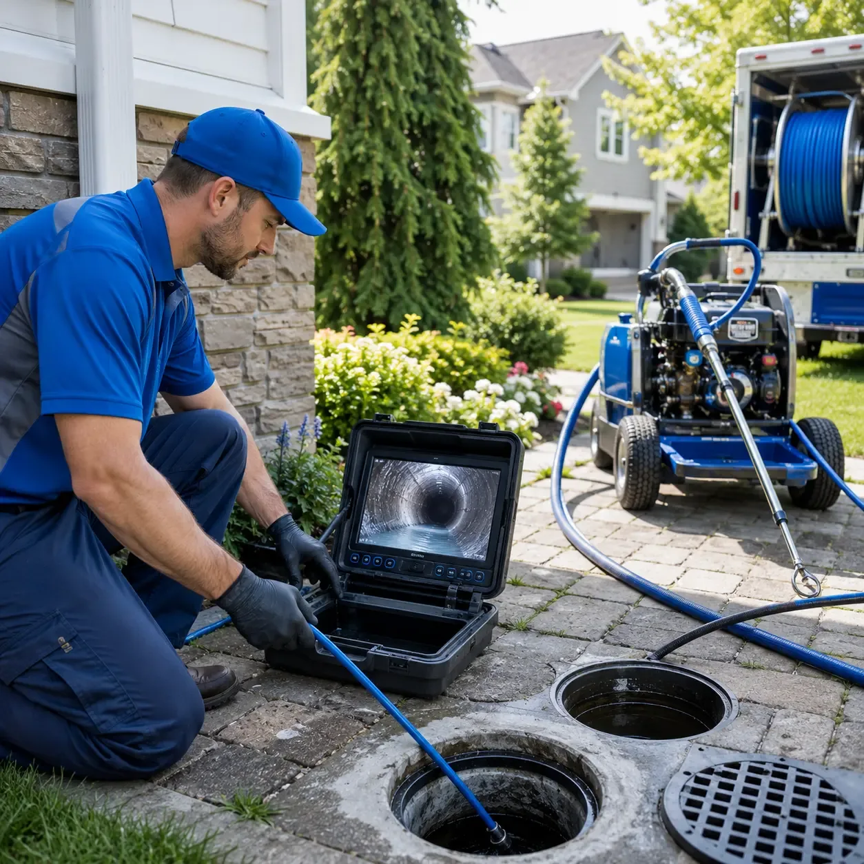 Outdoor drain cleaning professionals serving Prairie Du Sac, WI